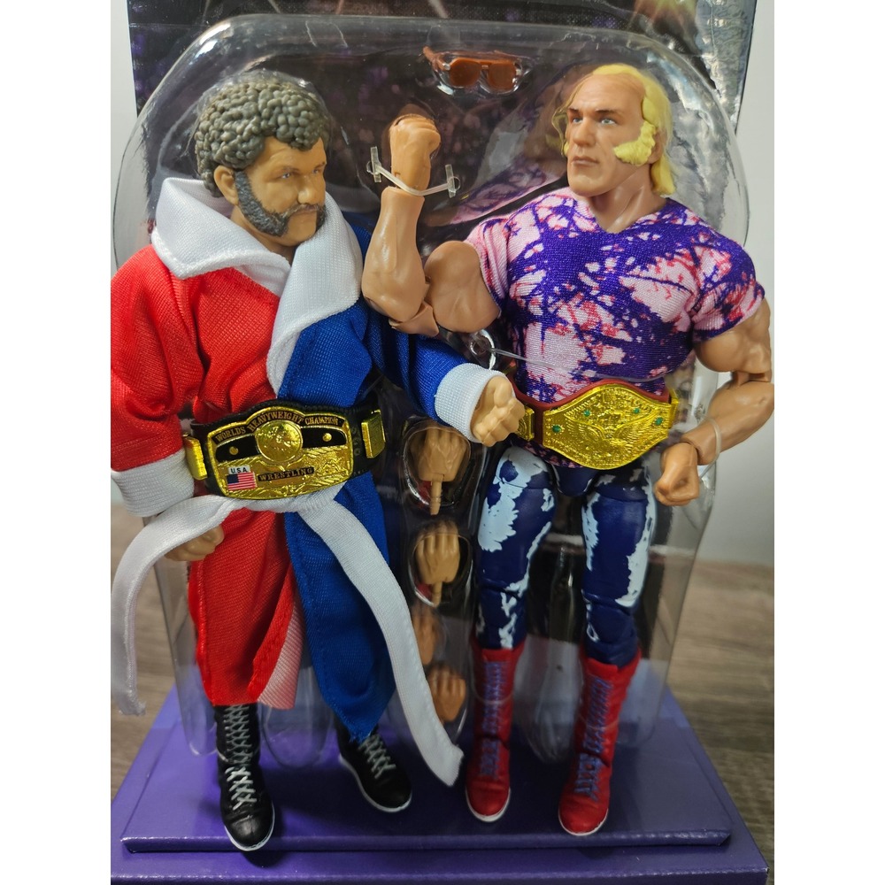 WWE Legends of the Territory Era Elite 4-Pack Muhammad Ali Billy Graham HXK43 - Picture 11 of 15